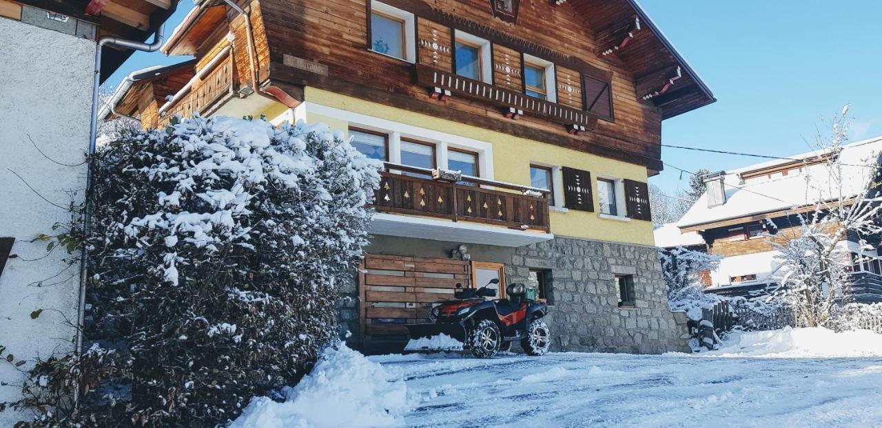 Chambre Independante Avec Salle De Bain Independante Au Rdc D Un Chalet A 25 Kms Chamonix Saint-Gervais-les-Bains Εξωτερικό φωτογραφία
